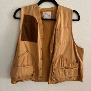 Beige western vest